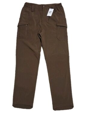 Flexcamo Tactical Series Waterproof Multi Pockets Cargo Brown Pants, NEW M-30
